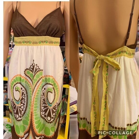 M.S.S.P. Max Studio Dress Airy Silk Blend Paisley - Picture 1 of 8